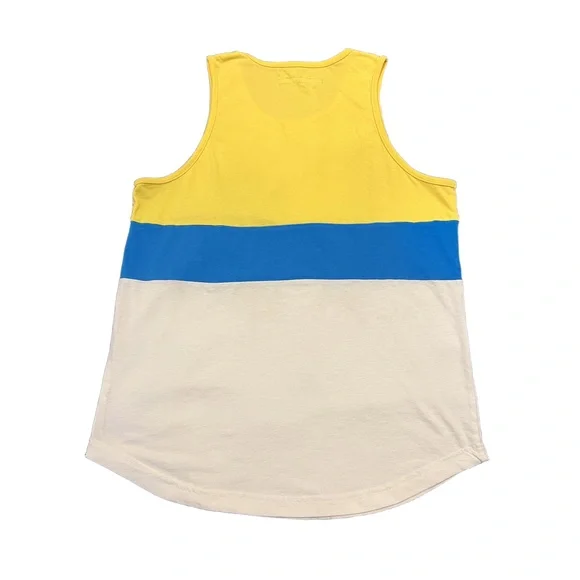 Edgar Ash Tank Top Mens Medium Multicolor Colorblock Sleeveless Casual Gym - Picture 4 of 9